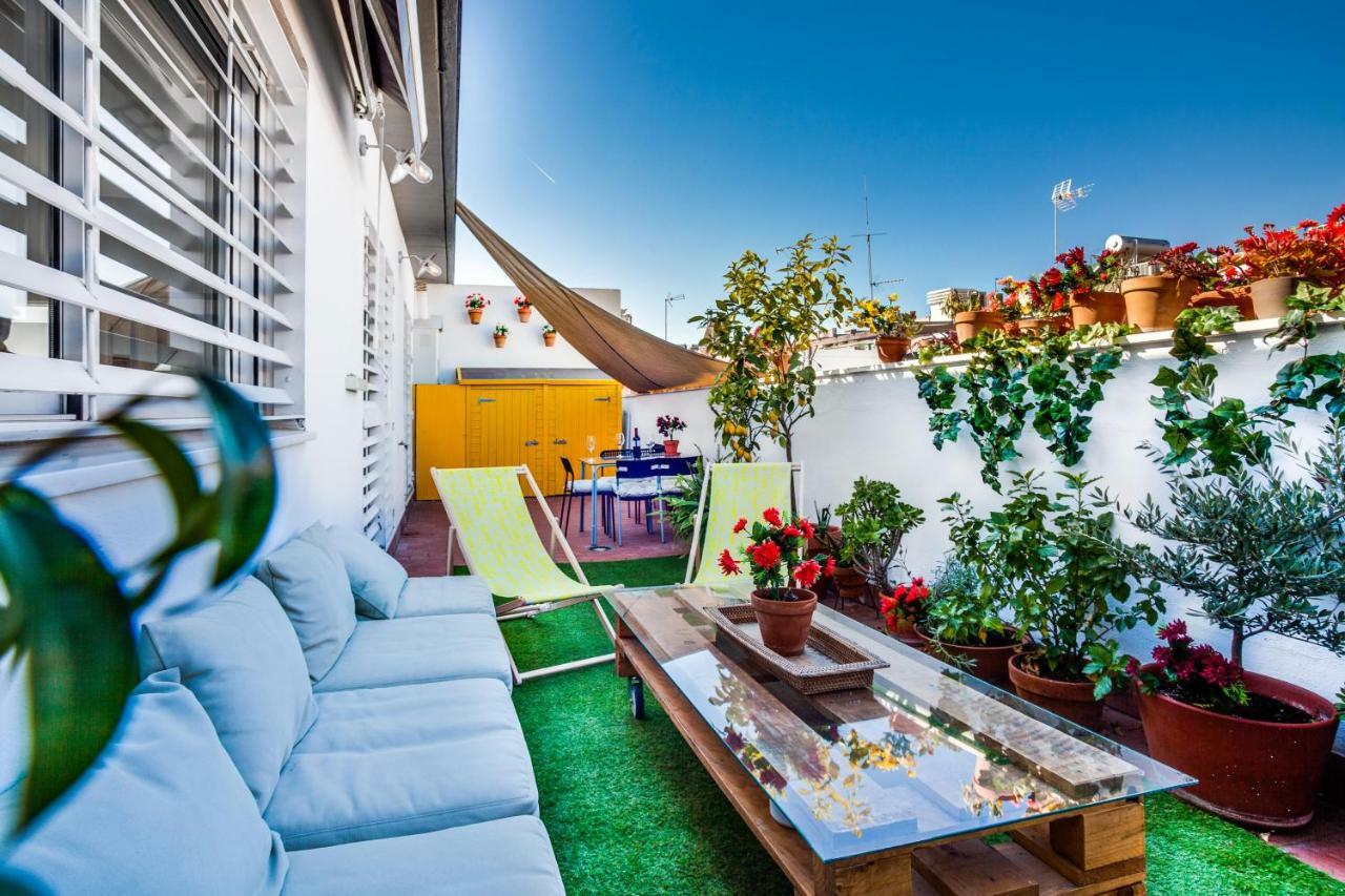 Encantador Atico Con Terraza Sevilla Exterior foto
