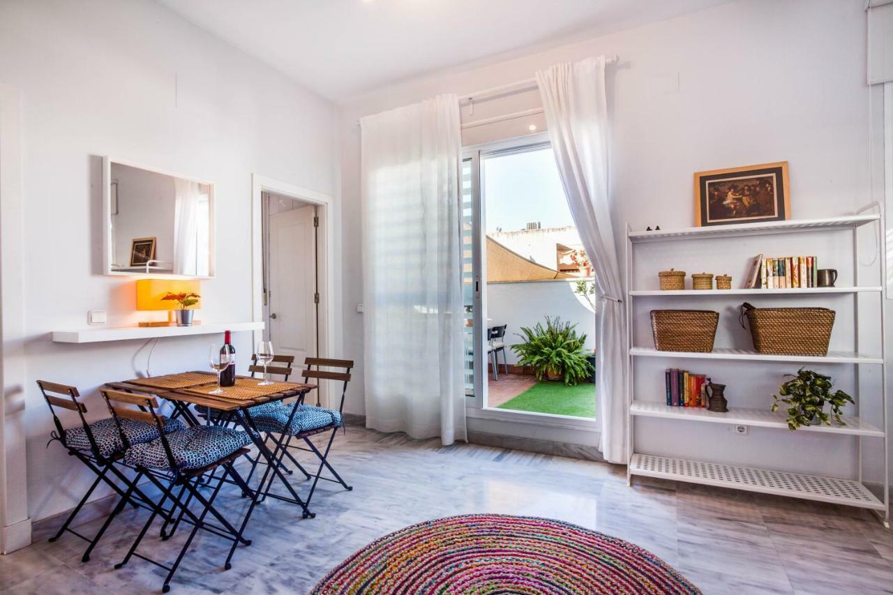 Encantador Atico Con Terraza Sevilla Exterior foto